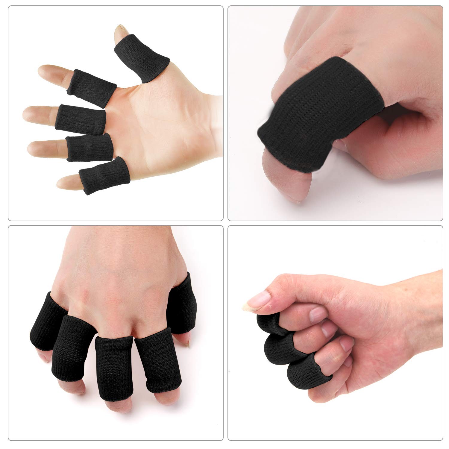 Compression Sleeves Elastic Finger Protectors Thumb Splint Brace for Arthritis