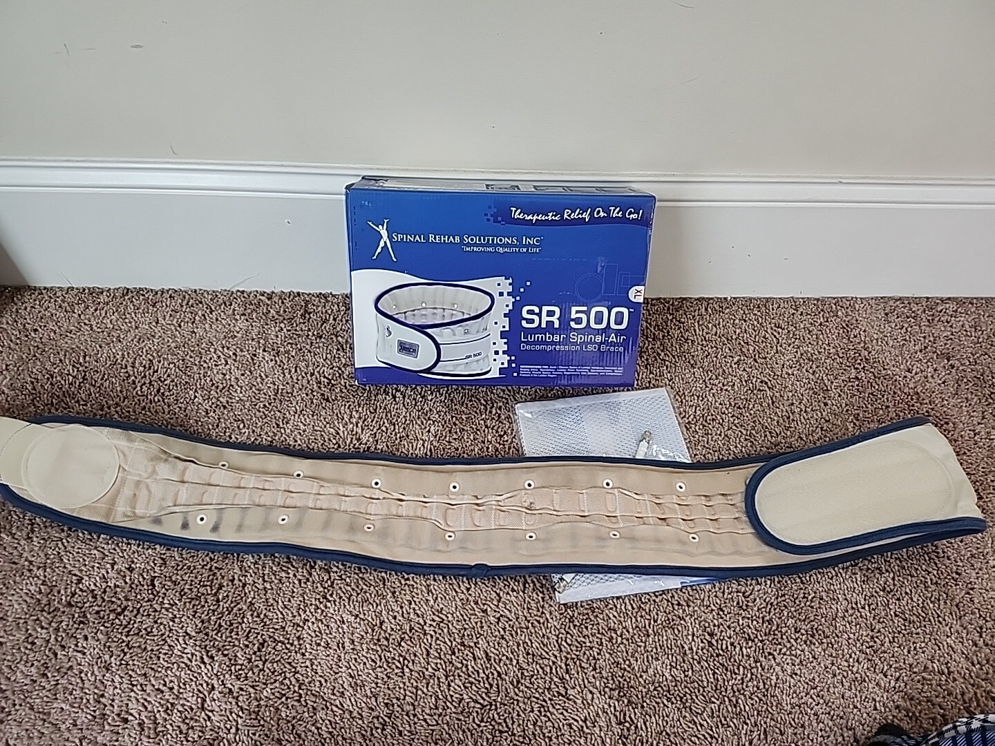 Replacement SR 500 Lumbar Air Decompression LSO Brace ONLY – Size XL – NO PUMP