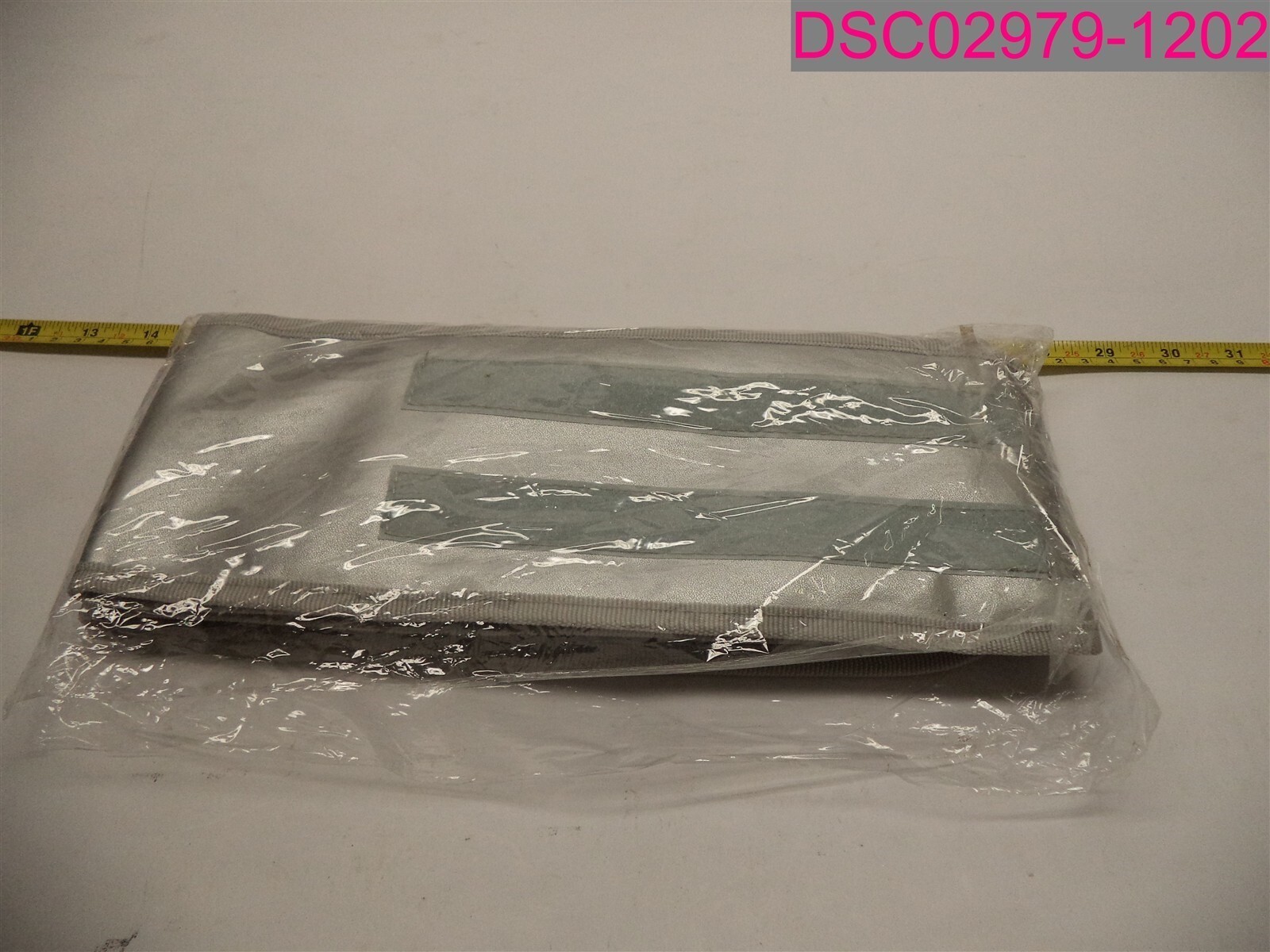 Heating Pad Holder Back Wrap Belt Silver, 50″L x 5″W.