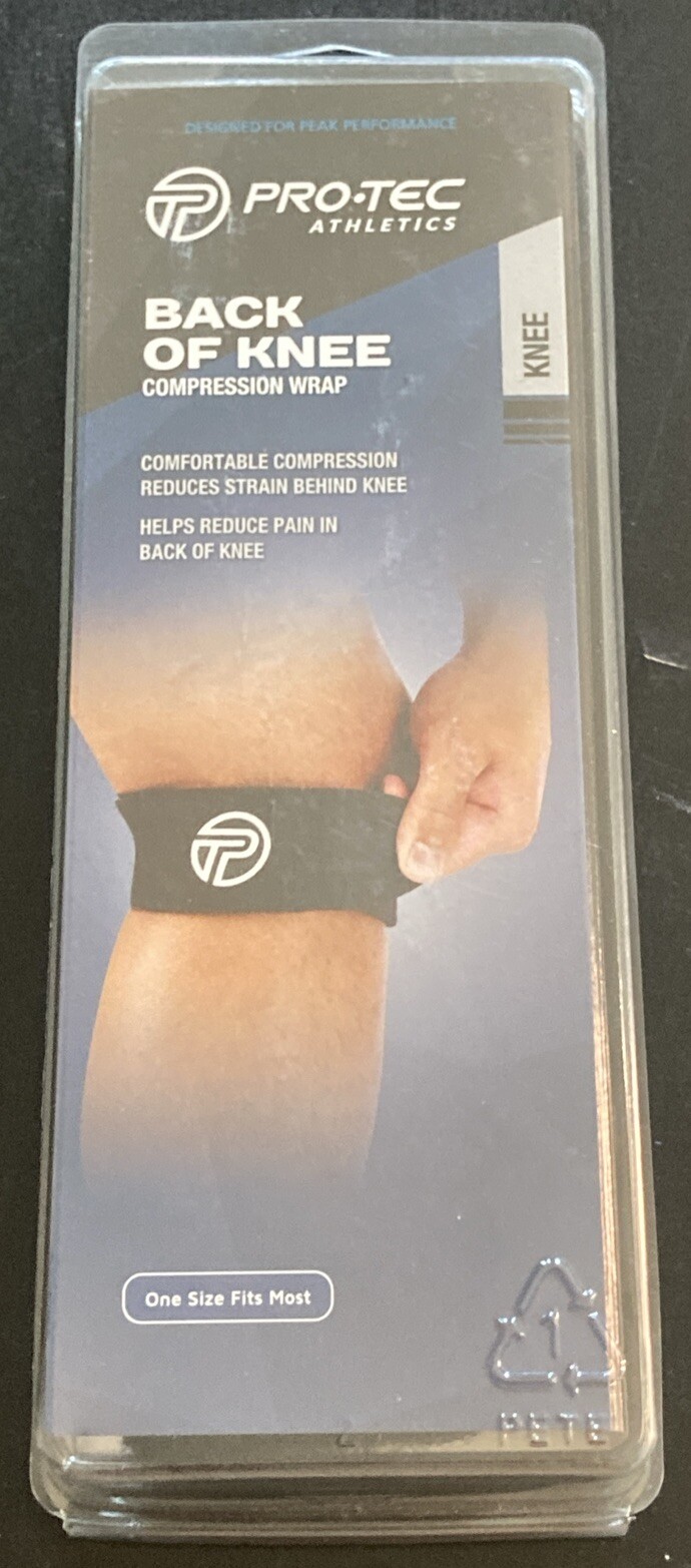 PRO-TEC ATHLETICS Back of Knee Compression Wrap Support Strap
