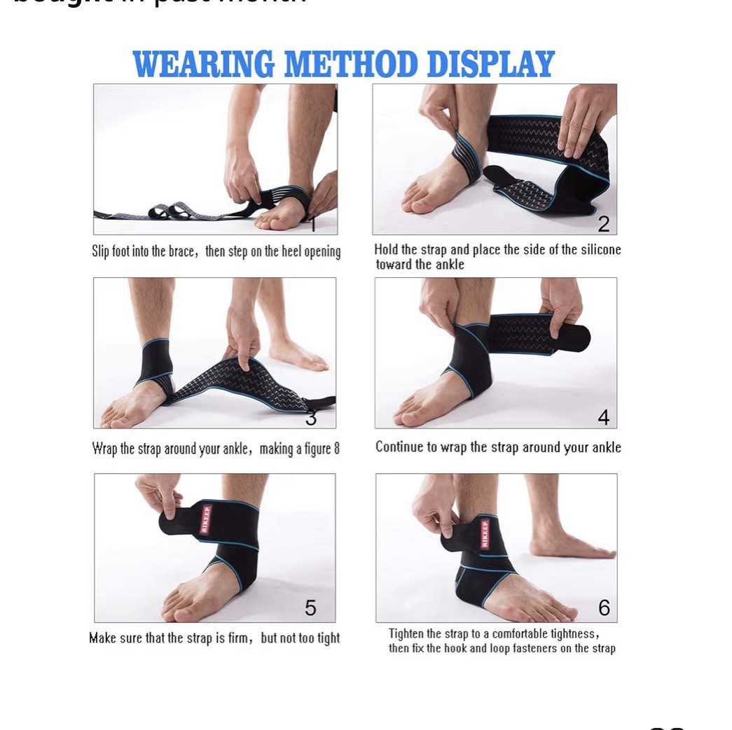 Ankle Brace for Sprained Ankle Ankle Support for Women & Men Adjustable Ankle