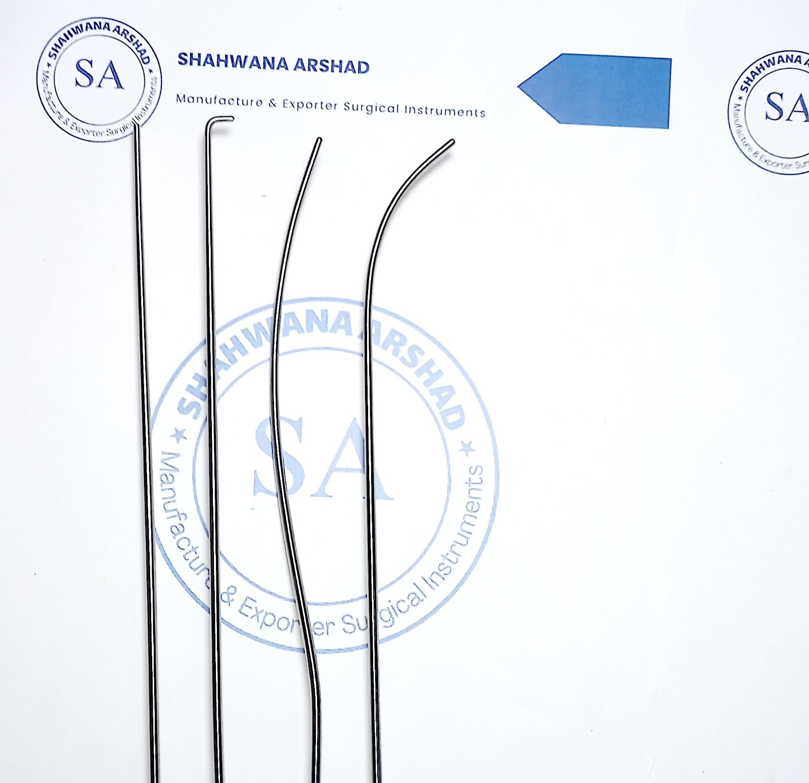Gliding Brow Lift Dissectors Forehead Face Lift Plastic Surgery Instruments 4PCS