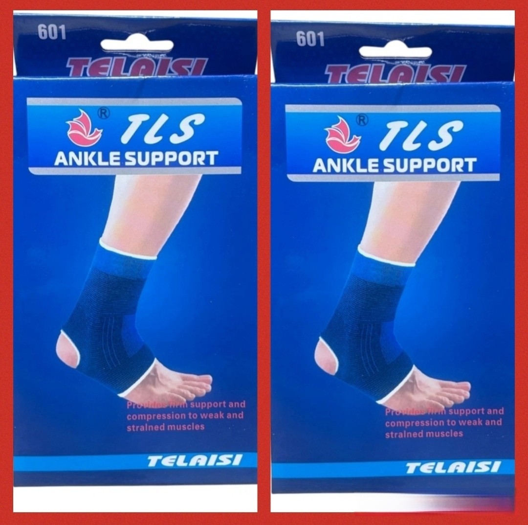 Lot of 2 Telaisi Ankle Support Firm Support One Size Fits All 2 Pack Each Blue