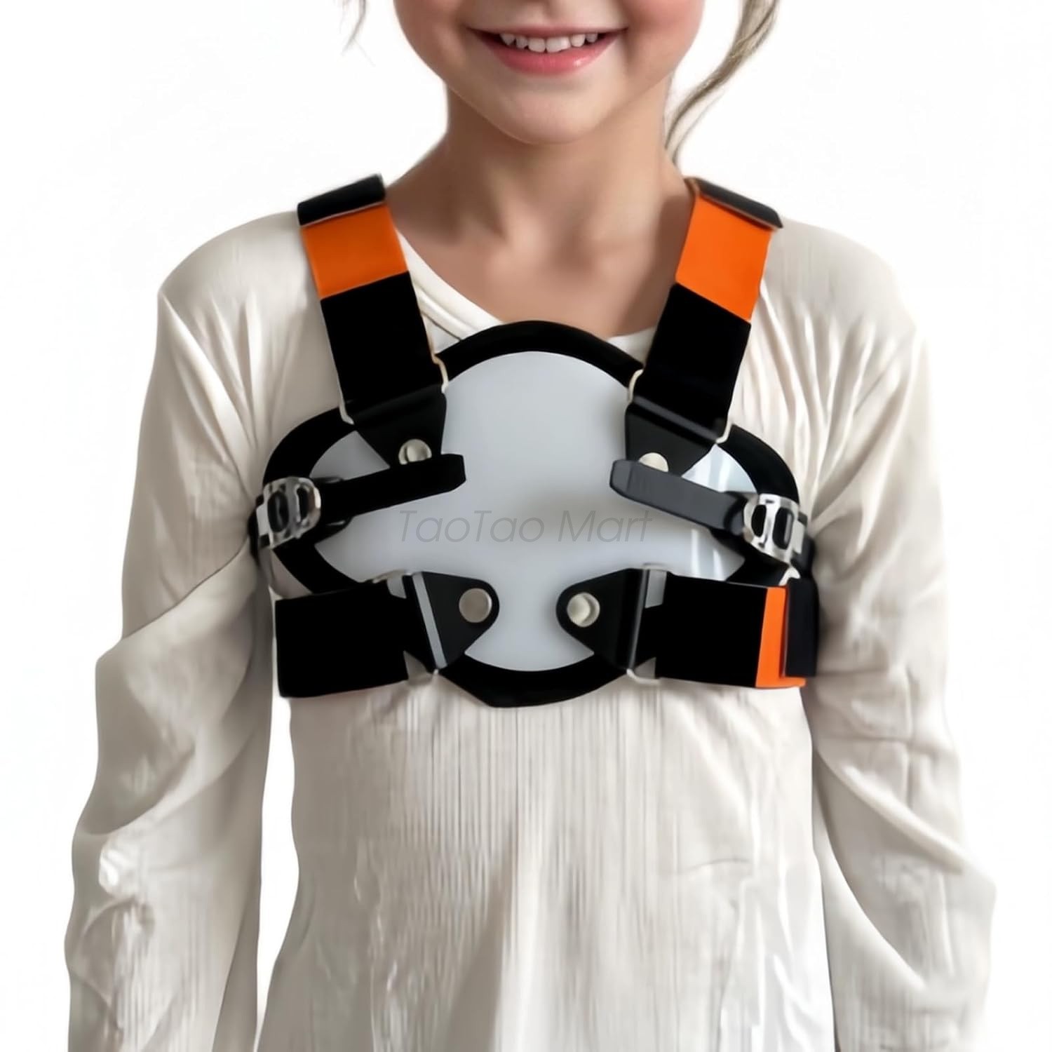 Upgraded Kids Pectus Carinatum Chest Brace Adjustable Support with Extra Straps