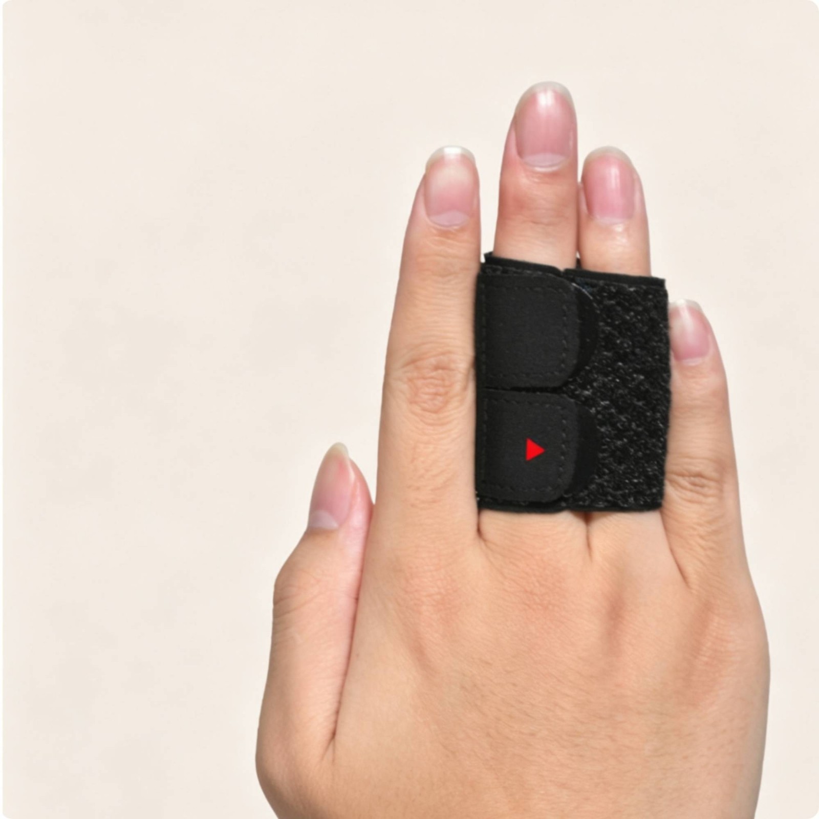 Finger Support Brace Comfortable Finger Wrap with Hook-and-Loop Slim-Fit