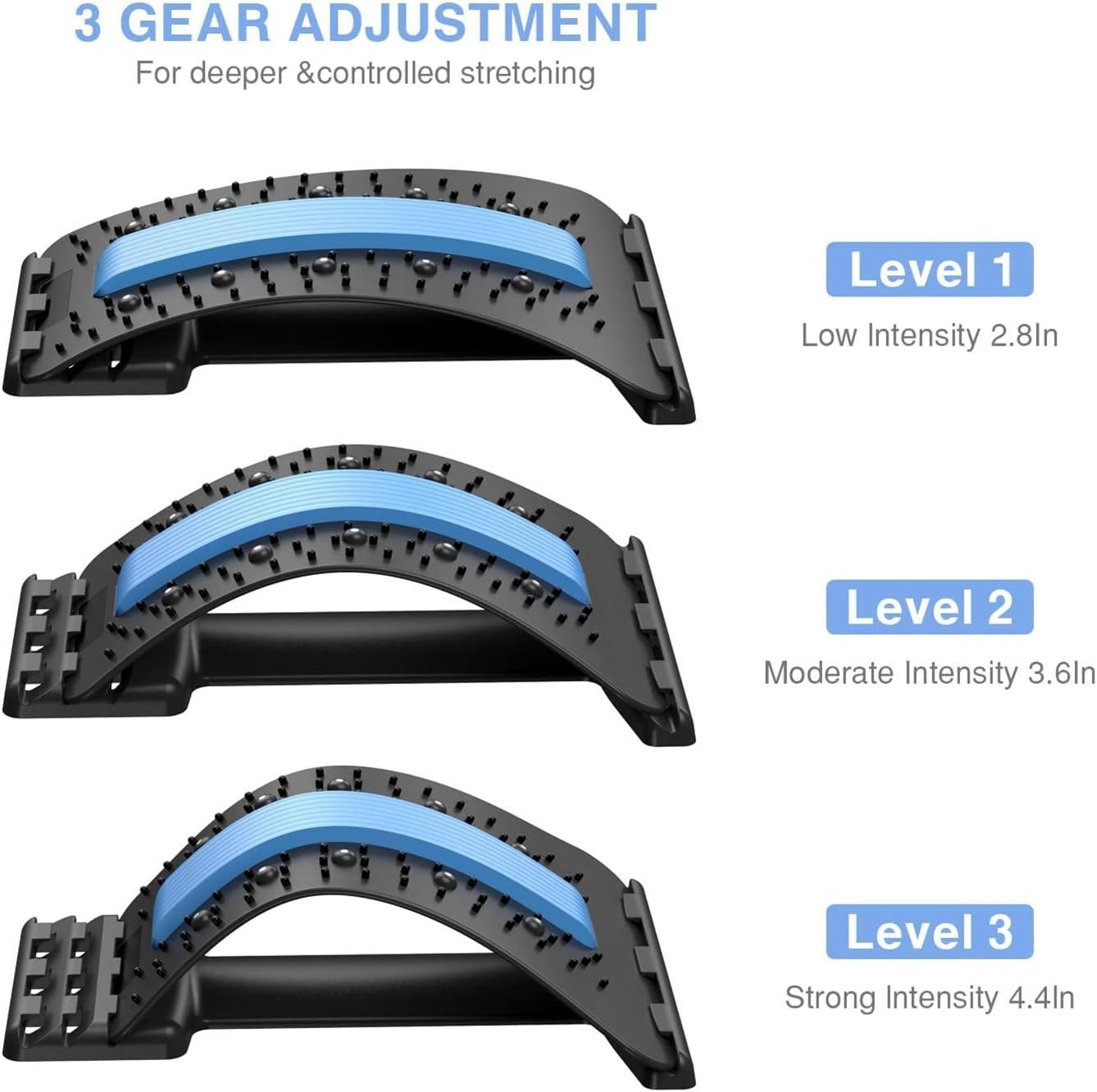 Back Stretcher Pain Relief Multi-Level Support Board for Lower Upper Spine