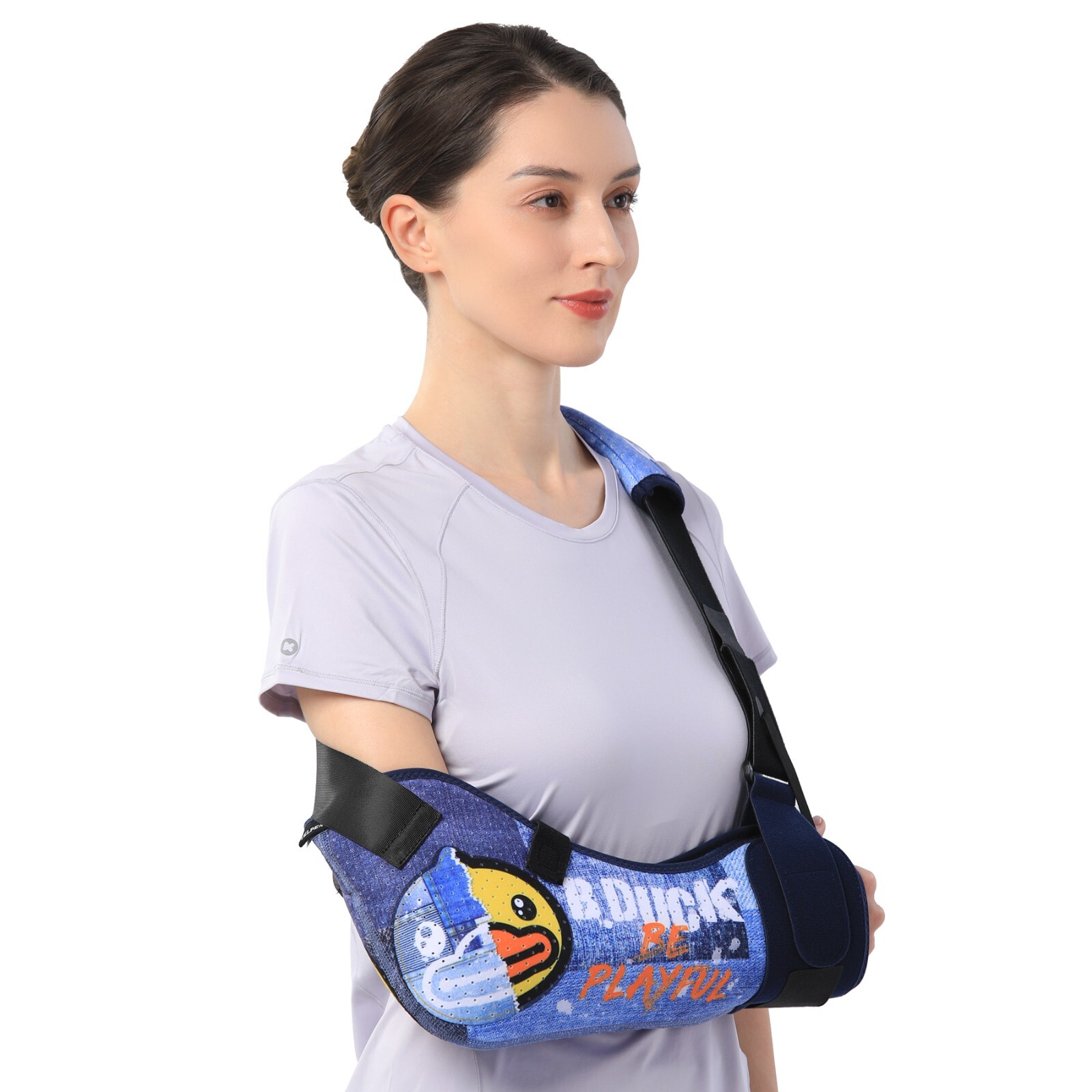 VELPEAU Arm Shoulder Elbow Immobilizer Sling Fracture Brace for Women and Men