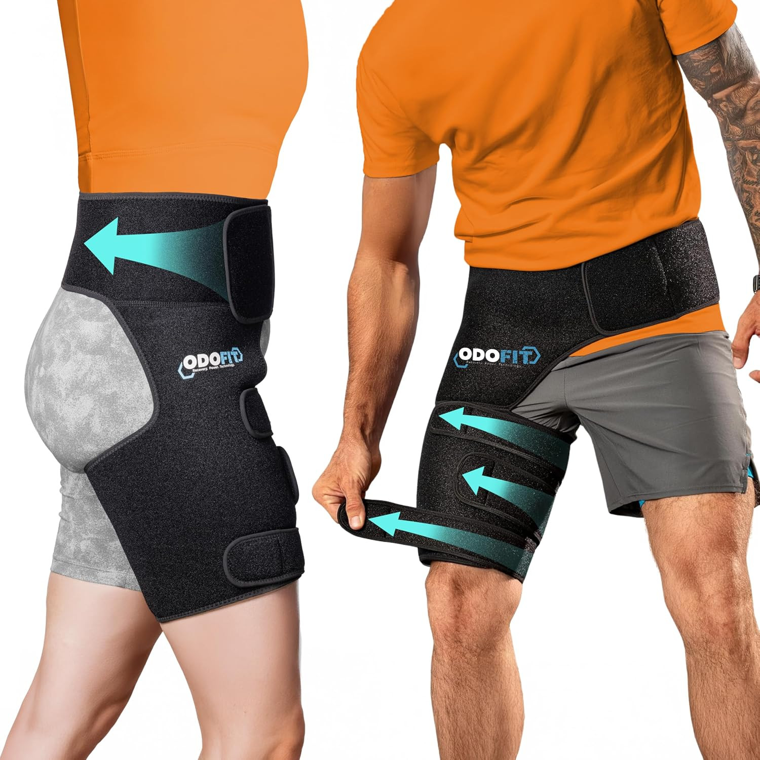 5 in 1 Hip Brace for Women Men Sciatica Pain Relief Devices – | Thigh, Hamstring
