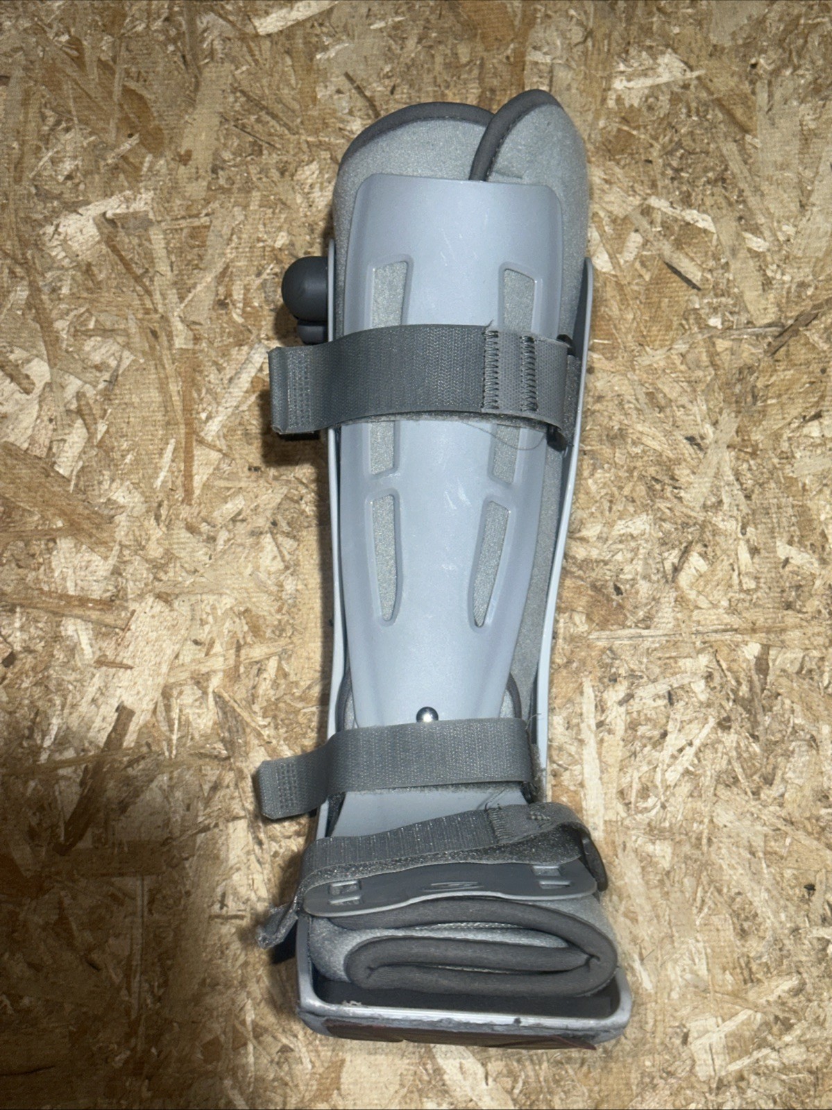 Breg Genesis Mid-Calf Full Shell Walker-Medium-Gray-Air Pump Support-EUC
