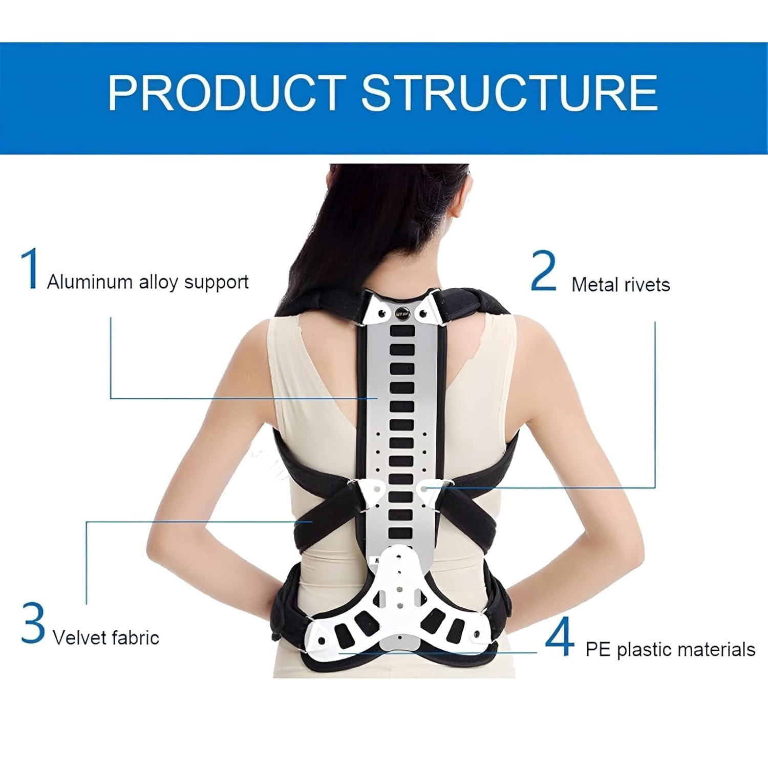 Adjustable Spine Posture Corrector for Back Support,2026 New Full Scoliosis Back