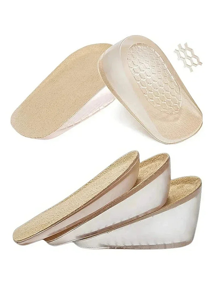 Quality Gel Insole for Feet Invisible Height Increasing Shoe Insoles Silicone Sh