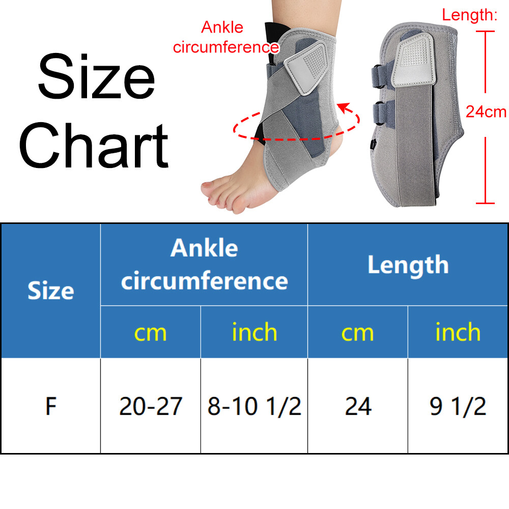 Drop Foot Ankle Support Brace Stabilizer Injury Splint Sprain Compression Sleeve