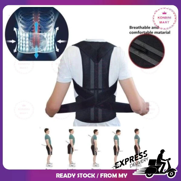 Back Support Belt Posture Shoulder Corrector Bracket Align Relieve Pain UNISEX