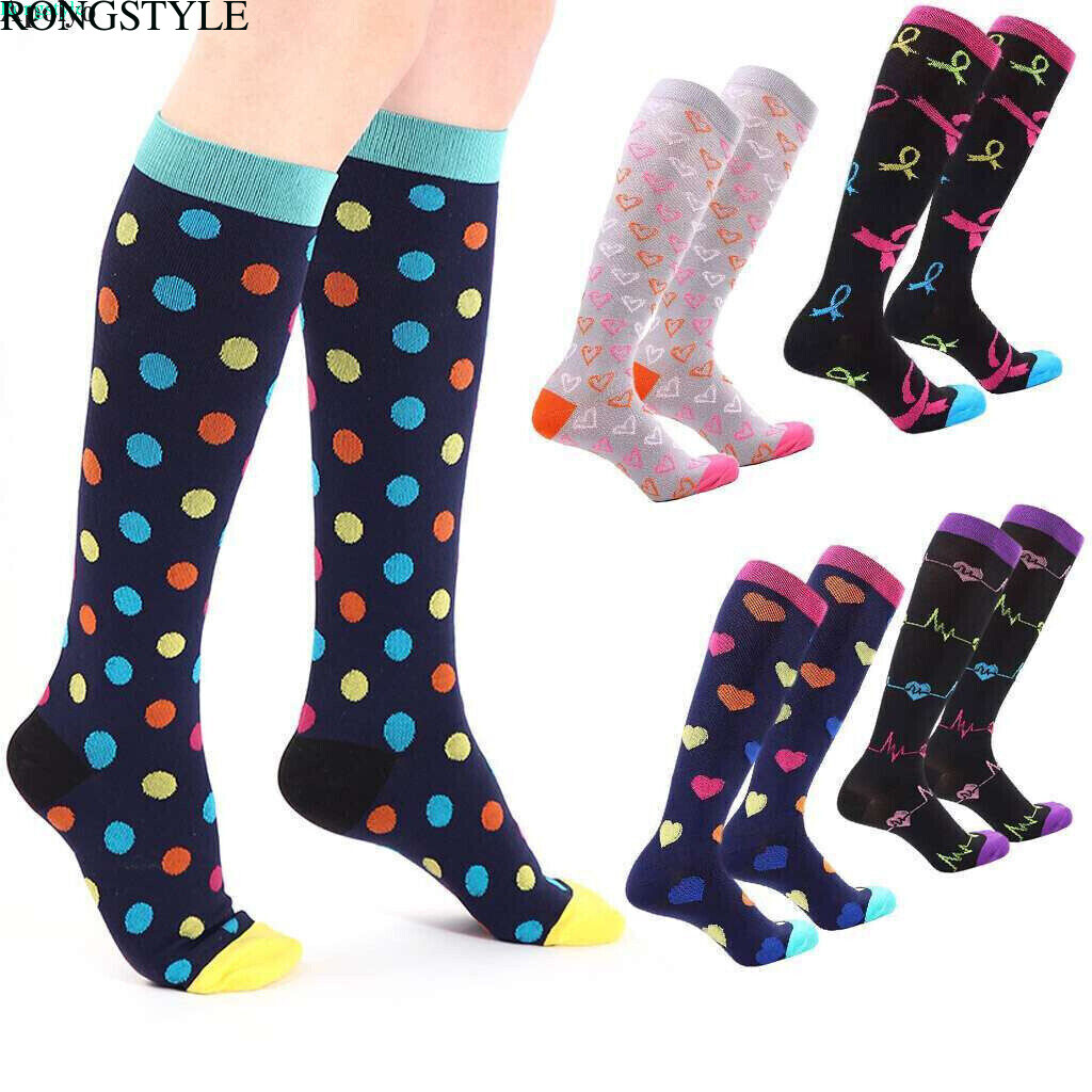 Lots Compression Socks Stockings Knee High Women Men Medical 20-30 mmHG S/M-X/XL