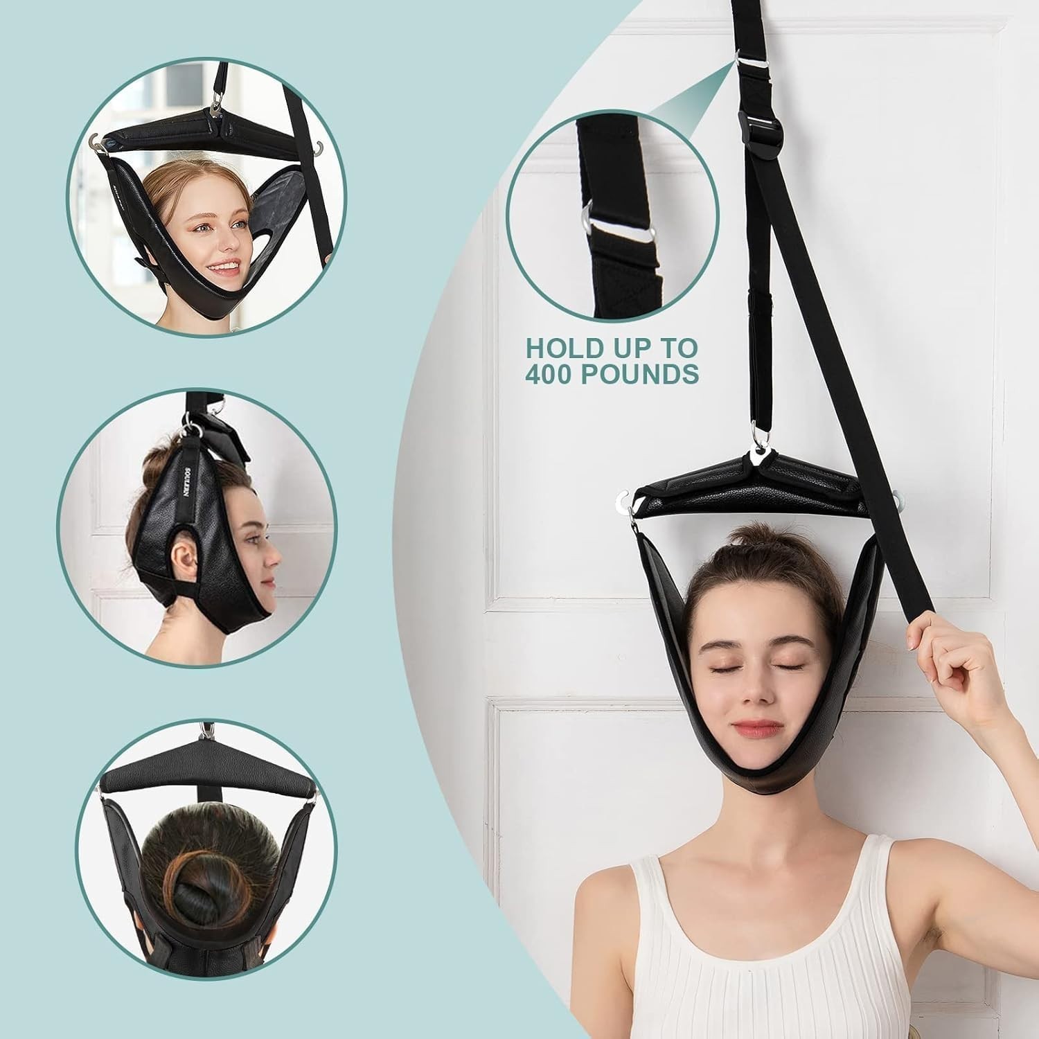 Adjustable Neck Stretcher – Portable Cervical Traction Device for Pain Relief