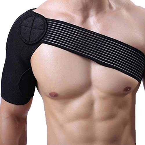 US Shoulder Brace Compression Sleeve Support Torn Rotator Cuff Joint Pain Relief