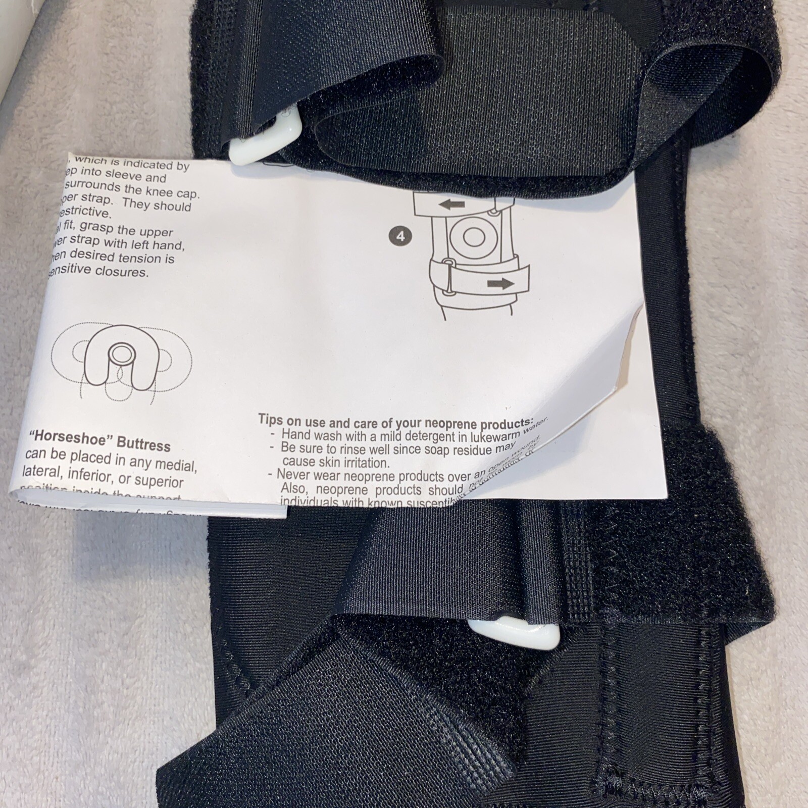 Breg/Biomet Hinged Knee Brace Circle Buttress Size X-large . New