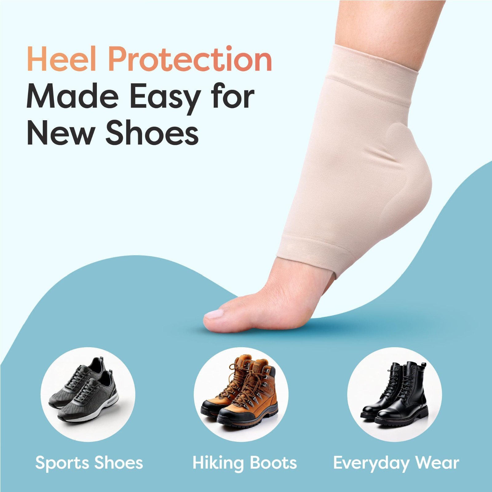 Achilles Tendon Support Sleeve – Padded Compression for Tendonitis & Bursitis Re