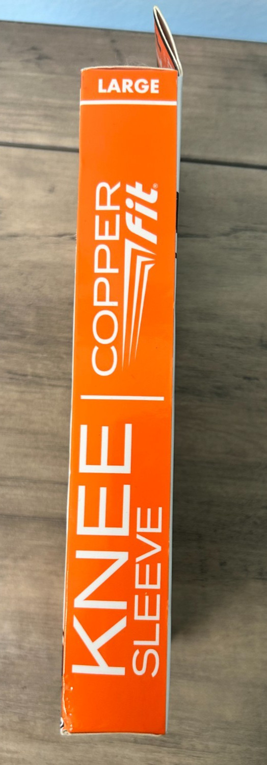 Copper Fit Freedom Copper Infused Compression Sleeves Knee Sleeve Large-new
