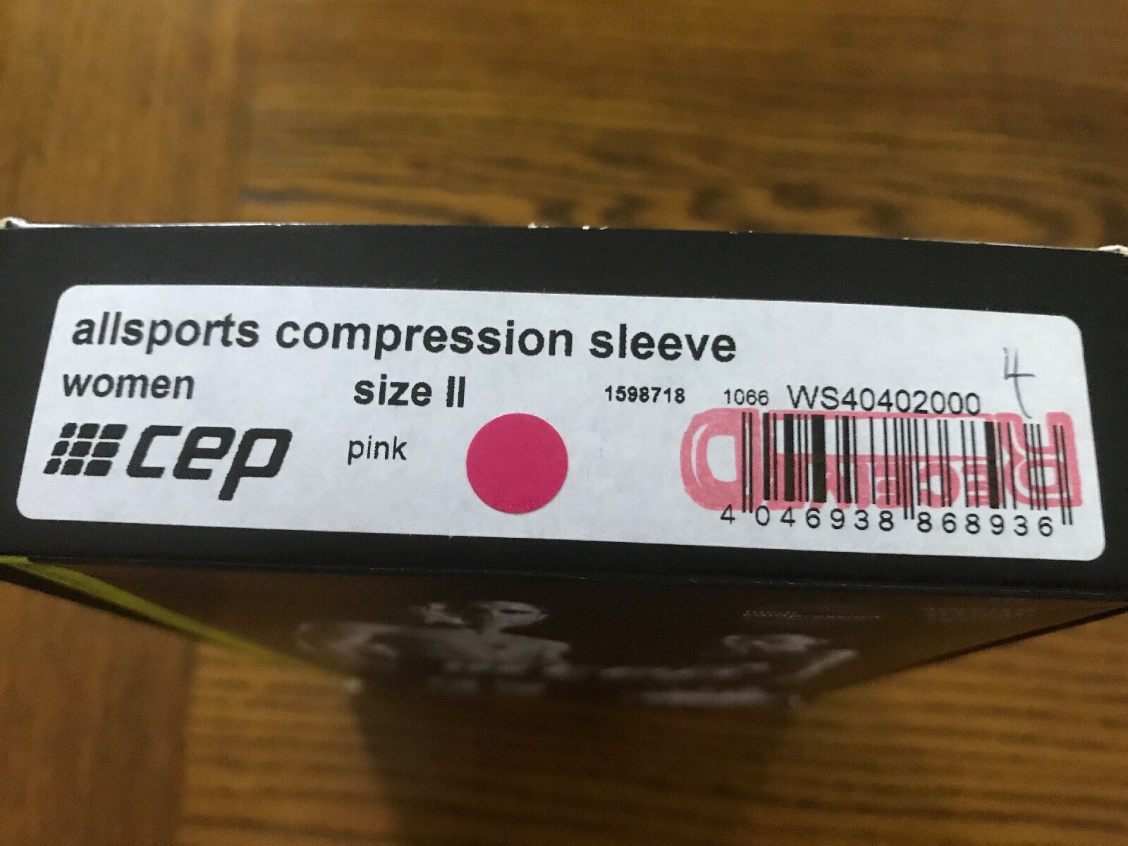 CEP Sportswear Allsports Compression Sleeves Women’s Size II Medium Pink New