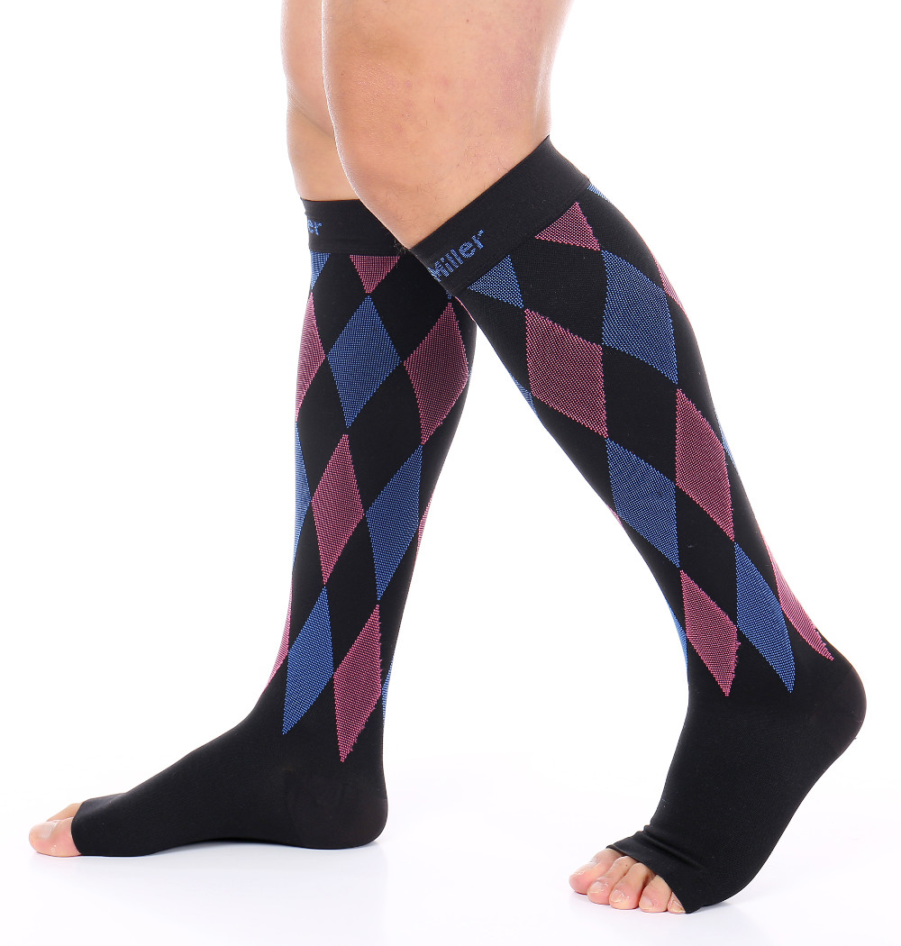 DOC MILLER MEDIAS DE COMPRESION PUNTA ABIERTA 3040mmHg MANGAS PARA DOLOR VARICES