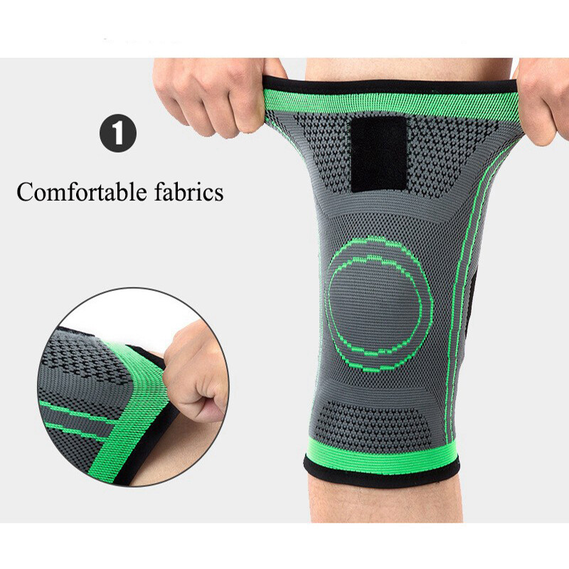Knee Sleeve Compression Brace Support Joint Arthritis Pain Relief For Sports Gym