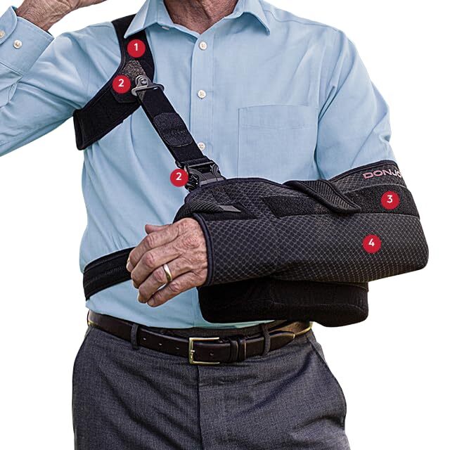 Universal DonJoy UltraSling PRO Shoulder Brace Easy Use for Left or Right Arm
