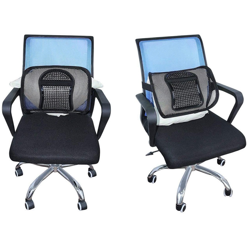 Mesh Back Support for Chair, Lumbar/Chair Back Support with Elastic3571