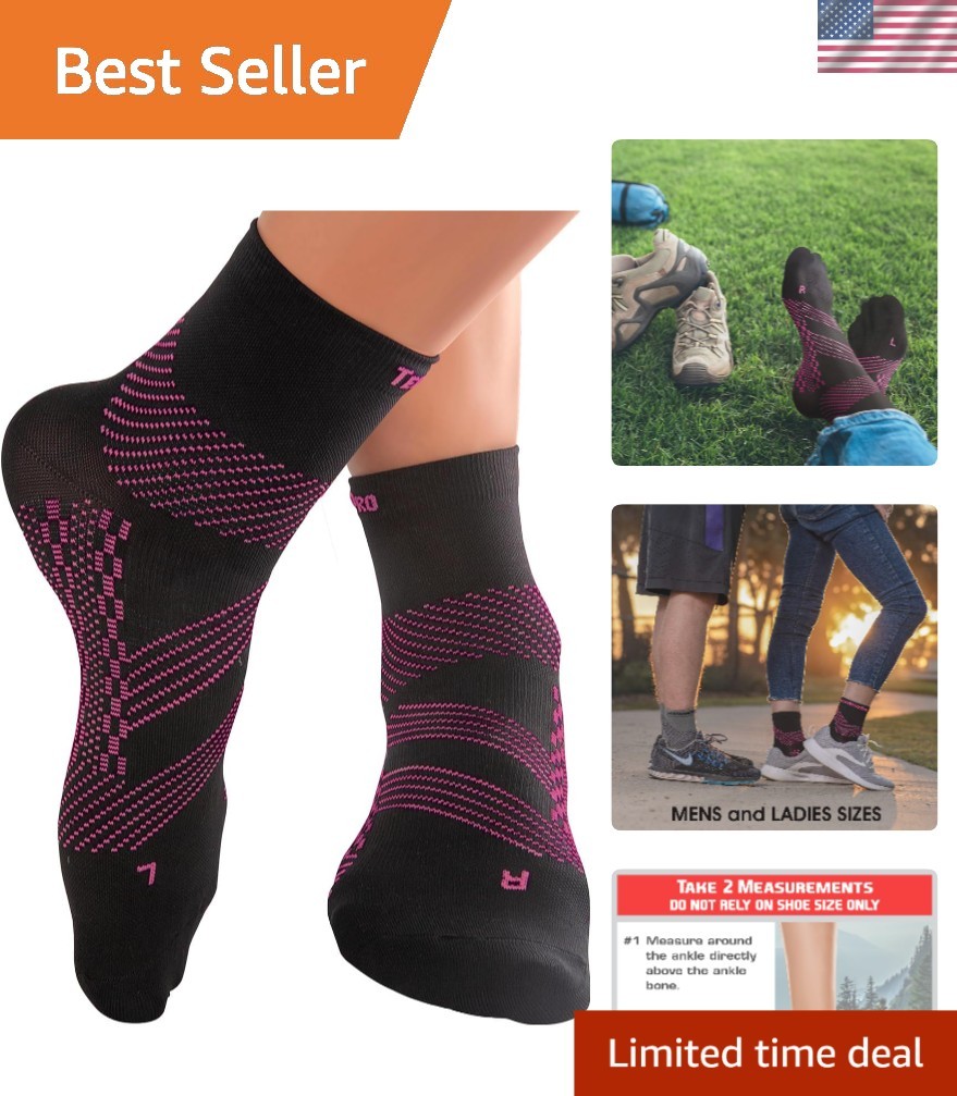 Graduated Compression Socks for Plantar Fasciitis – Ankle Support and Recovery