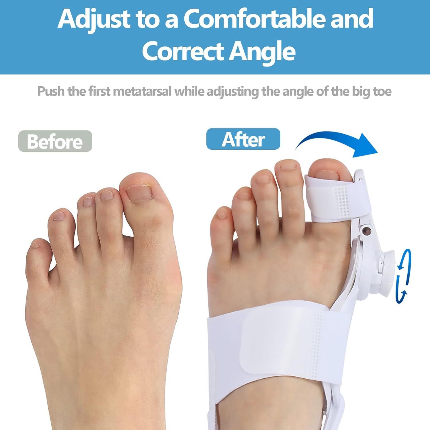 Bunion Corrector Orthopedic Bunion Big Toe Straightener Splint Bunion Relief US