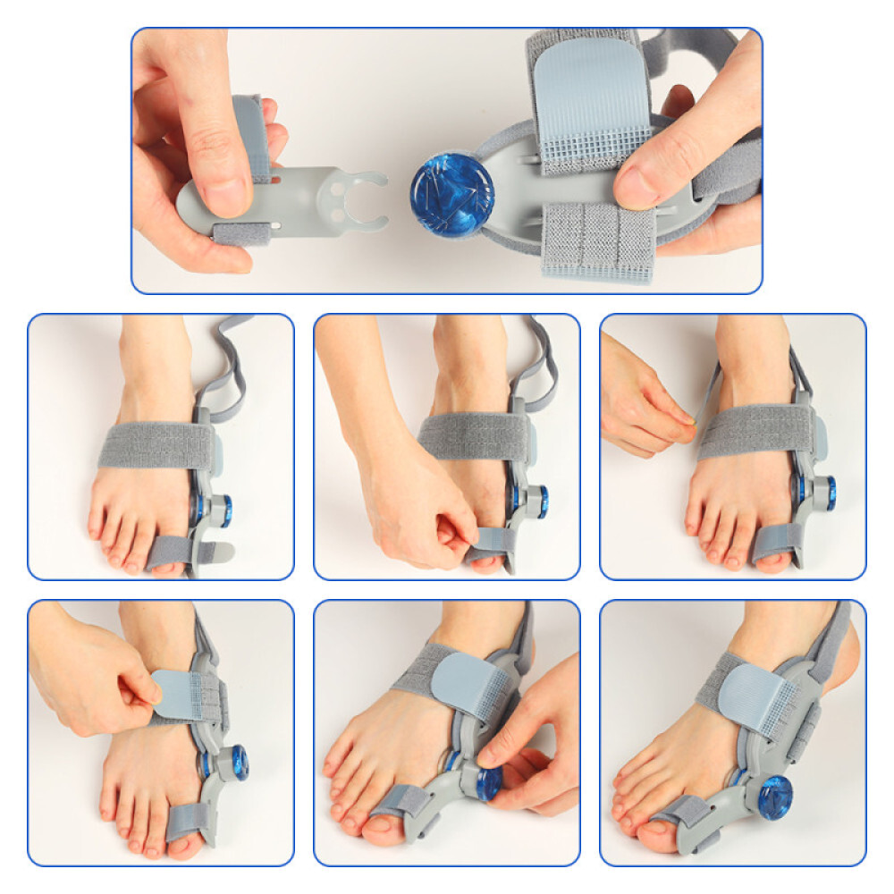Bunion Fix Toe Valgus Corrector Big Toe Straightener Adjustable for Men Women