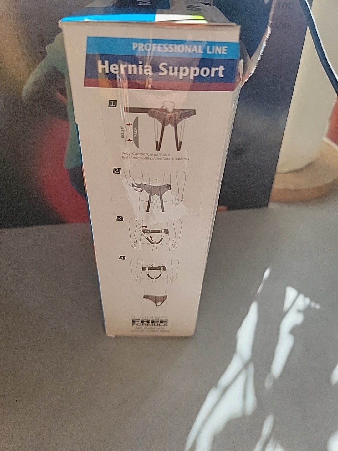 Actimove Hernia Support Belt Size Medium New Open Box Never Used