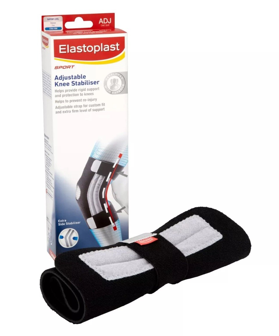 Elastoplast Sport Adjustable Knee Brace Stabilizer Custom-Fit One Size 47878