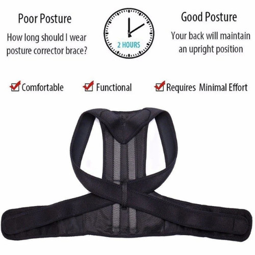 Back Support Belt Posture Corrector Lumbar Brace Pain Relief Weight Lifting