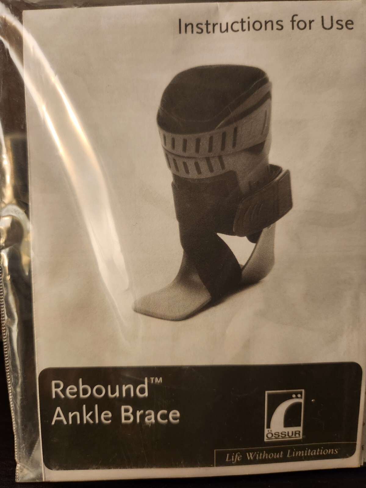 Ankle Stabilizer – Rebound With Straps – Small Left
