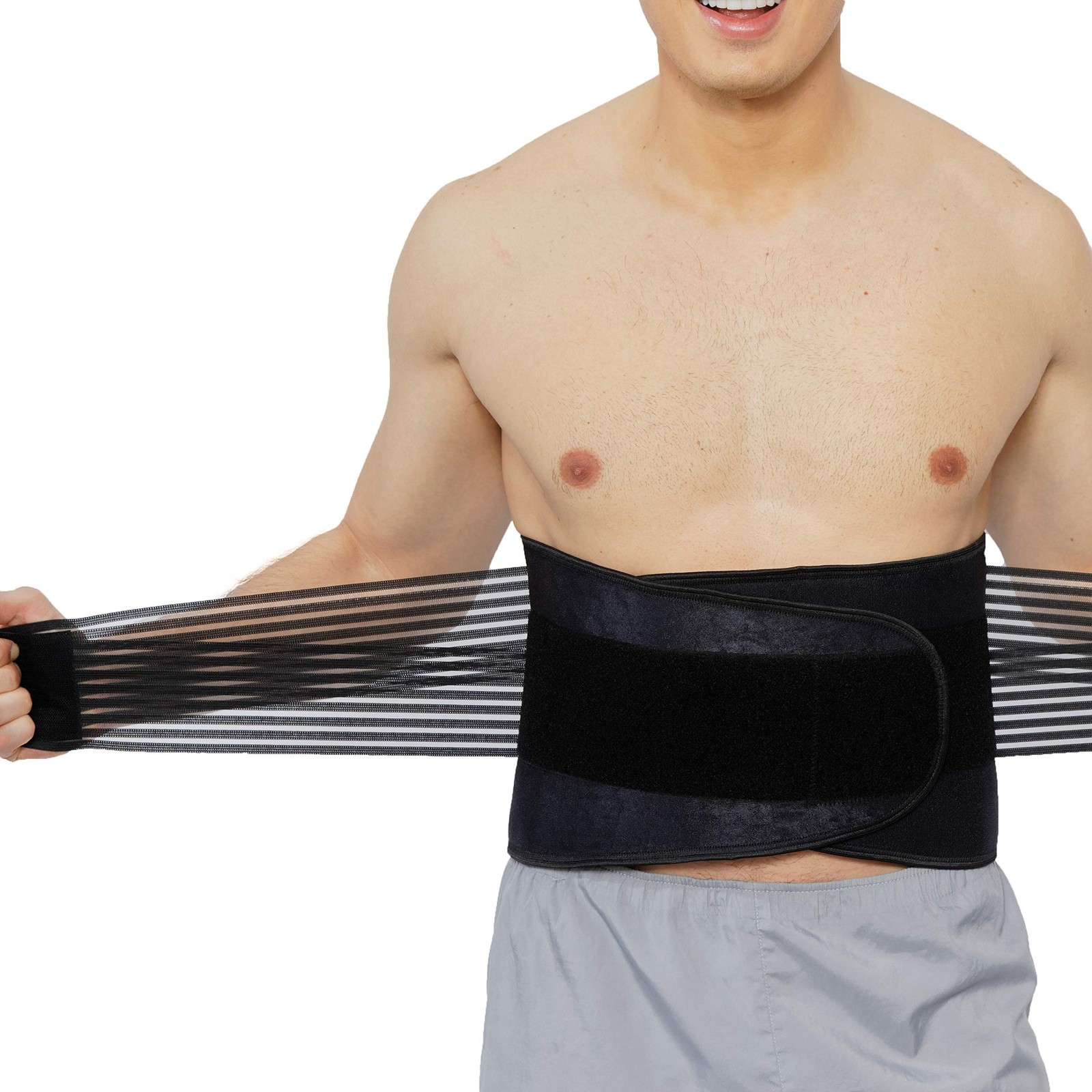 NeoTech Care Neoprene Back Brace for Men or Women – Adjustable & Breathable L…