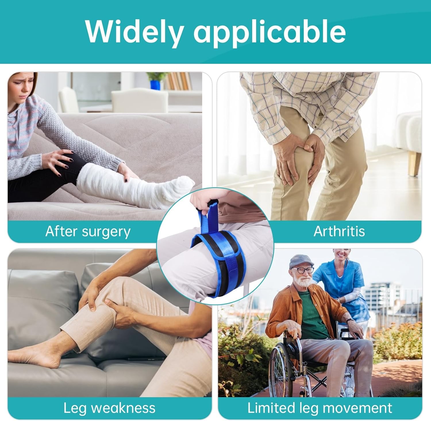 Thigh Lifter Strap (1 Pack) Leg Lifter Strap for Limited Mobility Pull Up