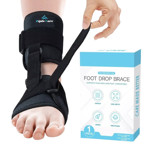 AFO Foot Drop Brace Drop Foot Brace For Walking – Use As A Left Or Right