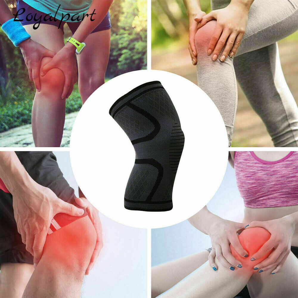 Knee Compression Brace Sleeve Support Sports Joint Injury Pain Relief Arthritis