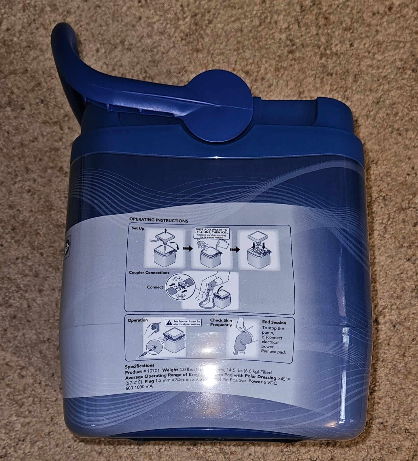 Ice Machine for after Surgery, Cold Therapy Machine for Back & Power Supply