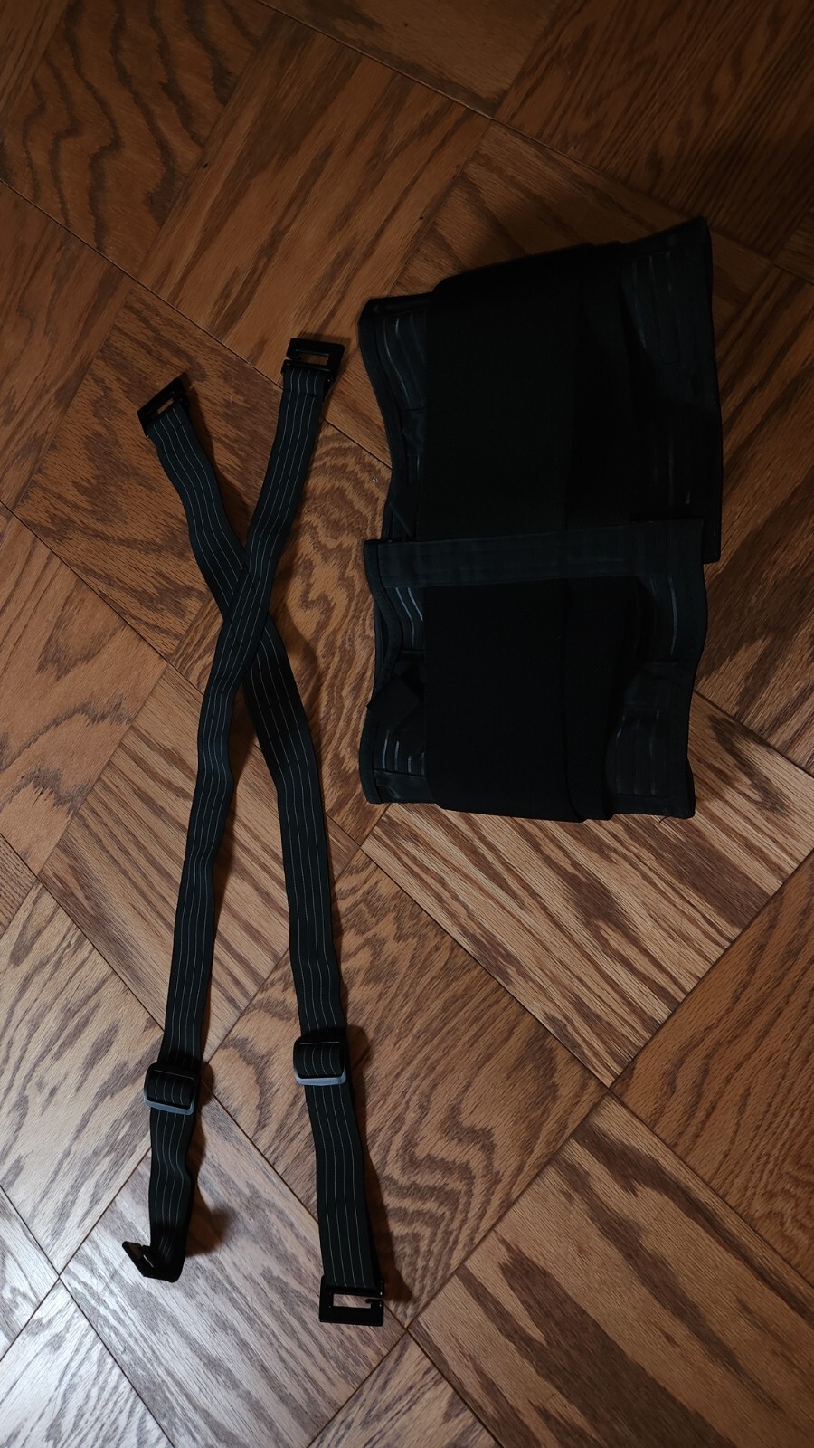 NeoTech Care Adjustable Back Brace Lumbar Support Belt w Suspenders M