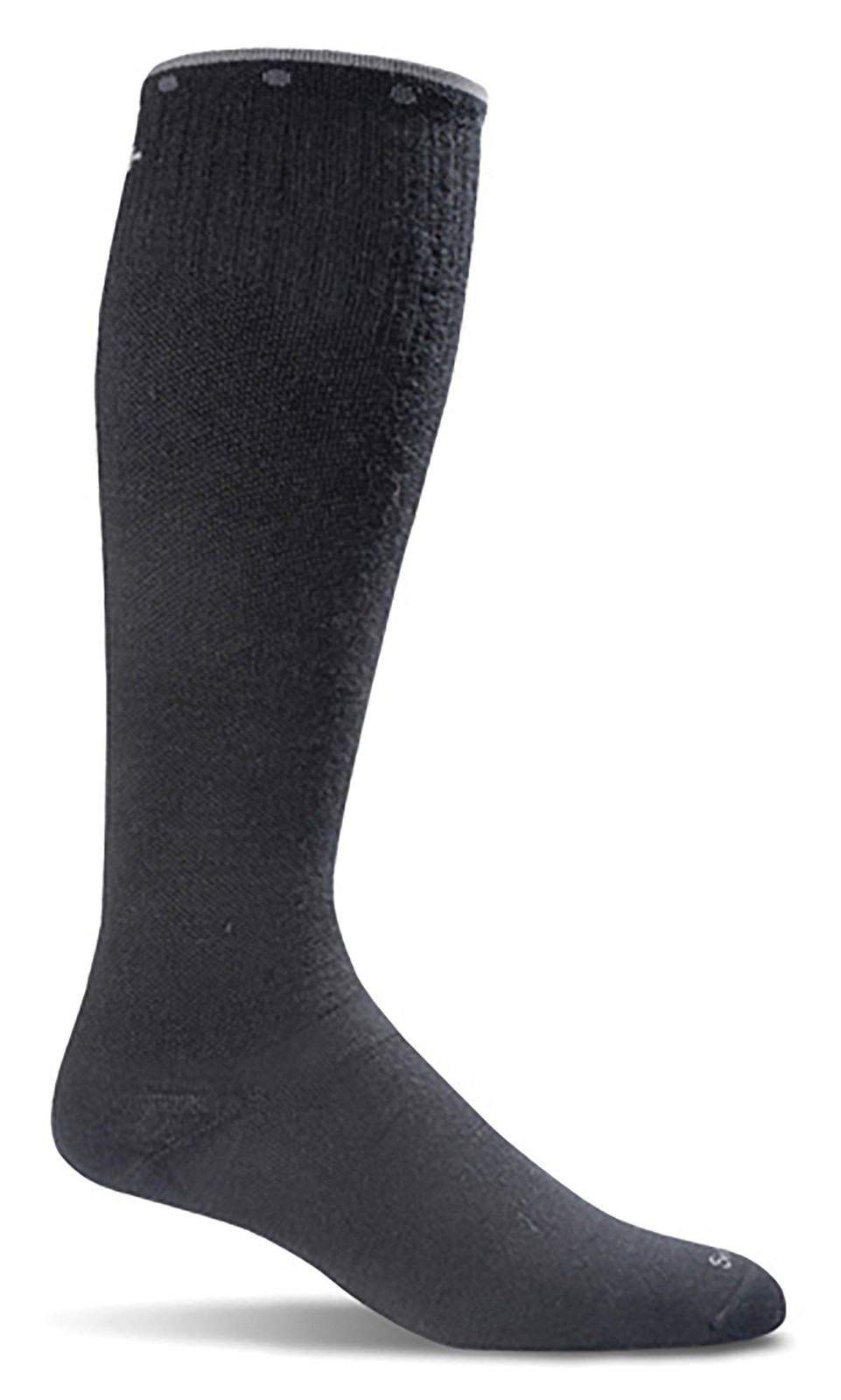 Sockwell Womens On the Spot Moderate Graduated Compression Sock, Black-Solid –