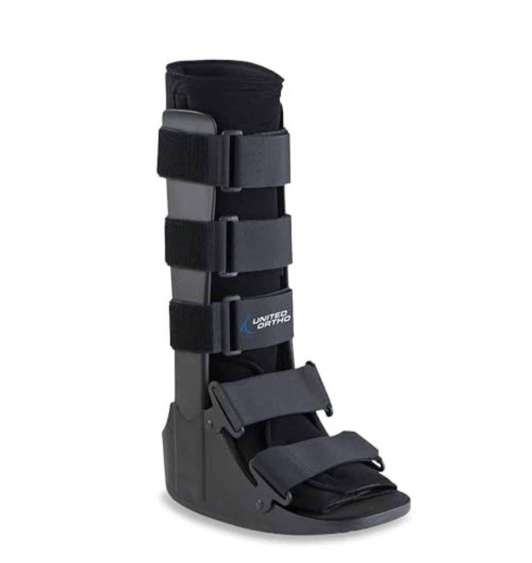United Ortho Short Air Cam Walker Fracture Boot Small Black USA 14113