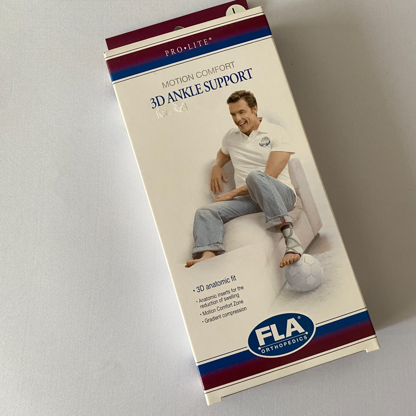FLA Orthopedics Pro-Lite Motion Comfort 3D Ankle Support Large Left