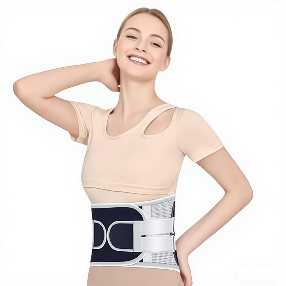 BEENIFIC Back Brace for Lower Pain Women Men,Back Support Large