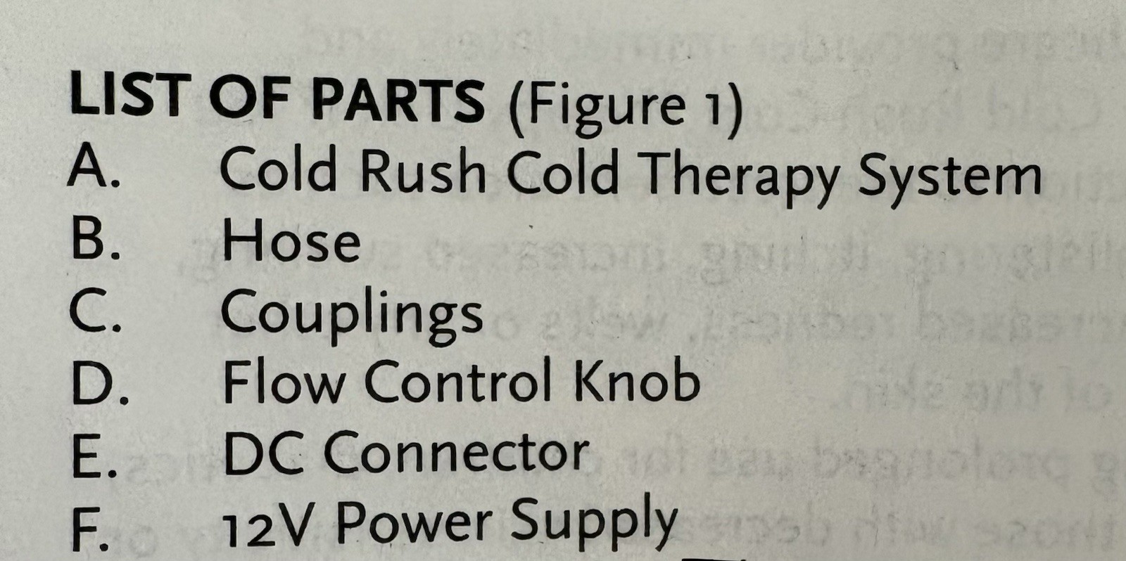 Össur Cold Rush Therapy System w/ Universal FOR PARTS ONLY