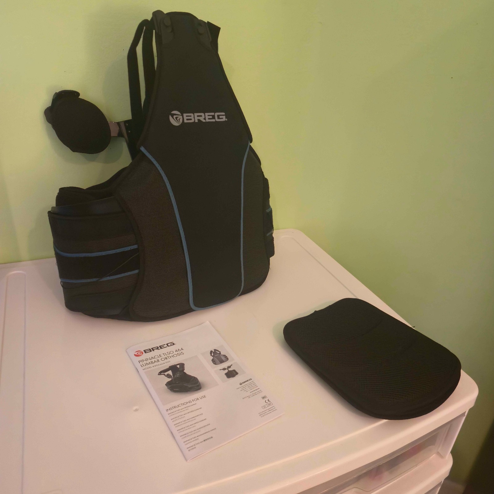BREG Pinnacle TLSO 464 Lumbar Orthosis Adjustable Fit Back Support brace NEW