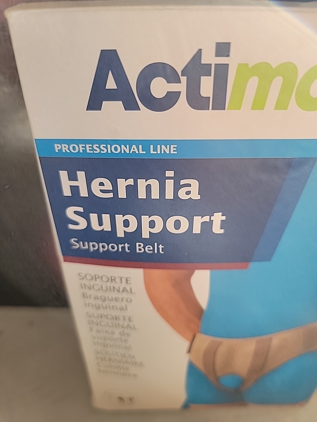 Actimove Hernia Support Belt Size Medium New Open Box Never Used