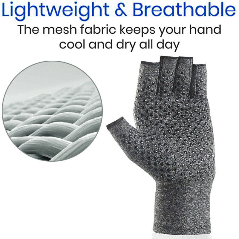 Arthritis Gloves Compression Joint Finger Pain Relief Hand Wrist Support Brace