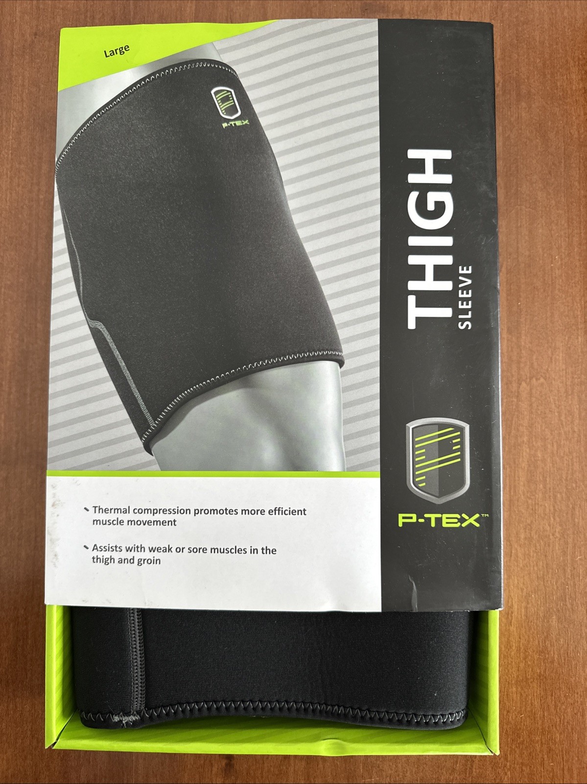 P-TEX Thermal Compression THIGH SLEEVE Sz LG NIB